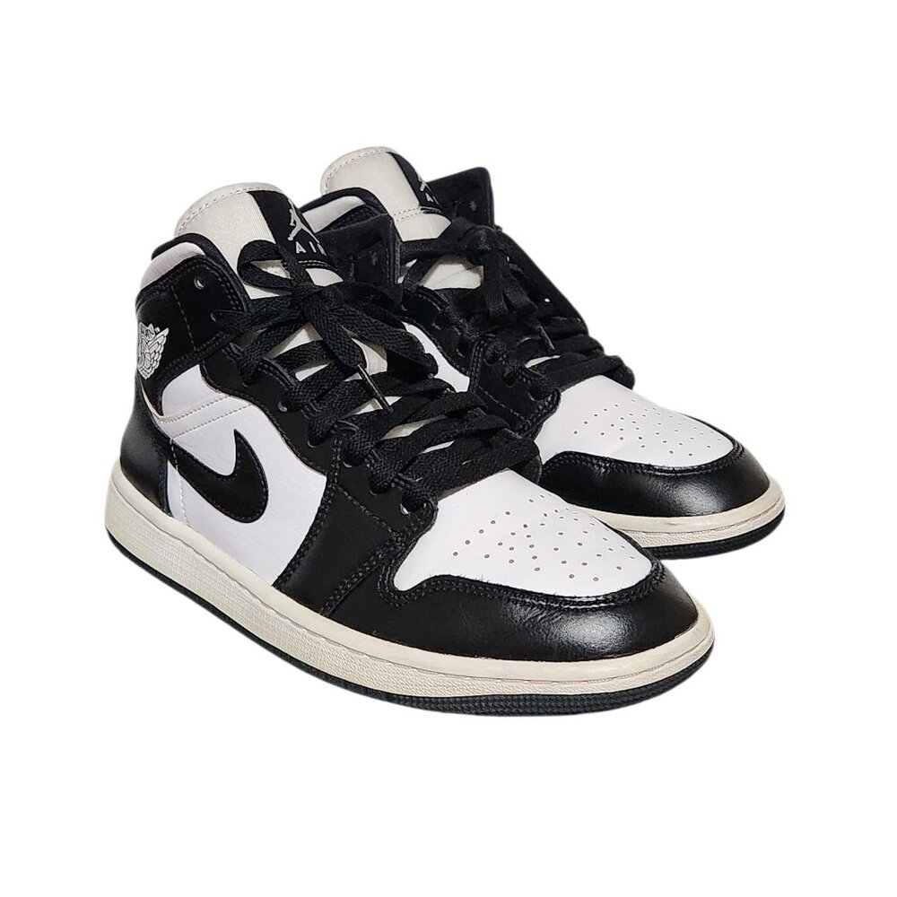 Nike Jordan 1 Mid Panda DV0991-101 Women's Sneaker Shoes 9